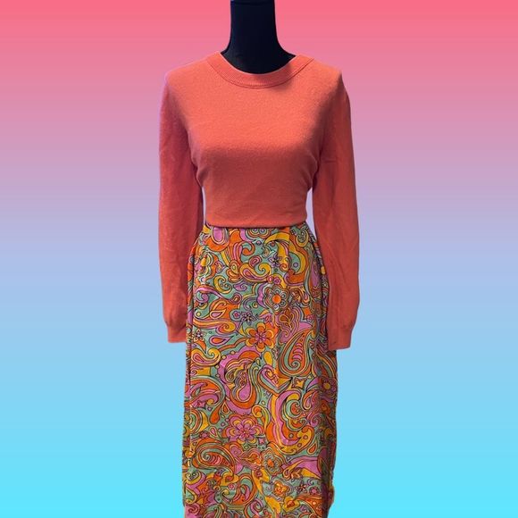 NWOT - NEVER FULLY DRESSED NFD MAXI TANK DRESS GROOVY PSYCHEDELIC PATTERN - Picture 9 of 14